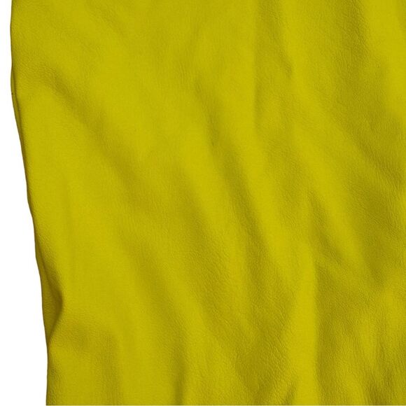 Naked Wardrobe Neon Yellow Faux Leather Maxi Dress - Picture 9 of 16